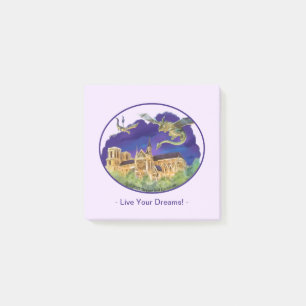 Gargoyle Notre Dame - Paris Dreams Notes 3" x 3"
