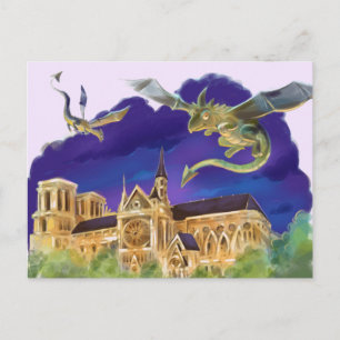 Gargoyle Notre Dame - Paris Postcard