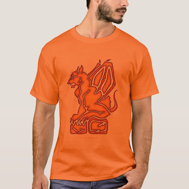 Gargoyle Orange T-Shirt (Front)