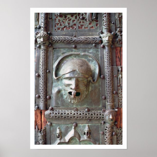 Gargoyle panel from the left door of the portal, 1 poster (Front)