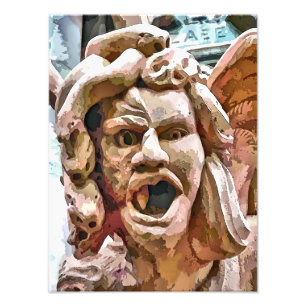 GARGOYLE PHOTO PRINT