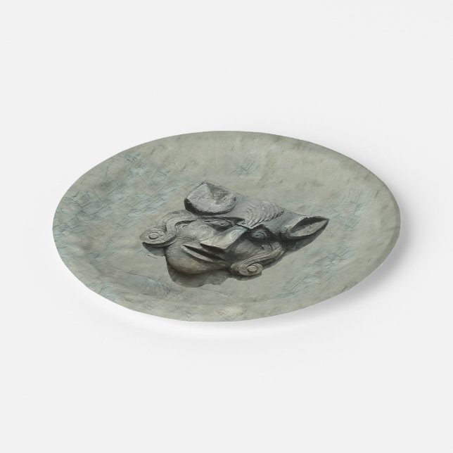 Gargoyle - St. Mary's - Beverley Paper Plates (Angled)