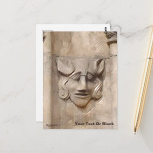Gargoyle - St. Mary's - Beverley Postcard
