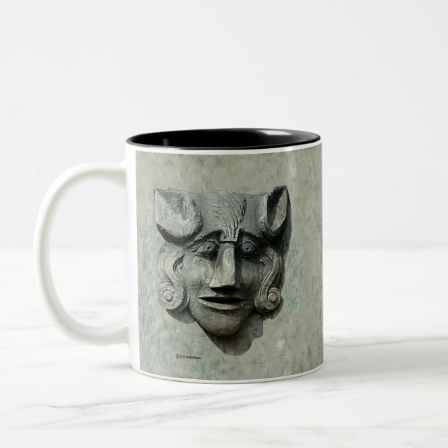 Gargoyle - St. Mary's - Beverley Two-Tone Coffee M Mug (Left)