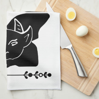 Gargoyle tea towel