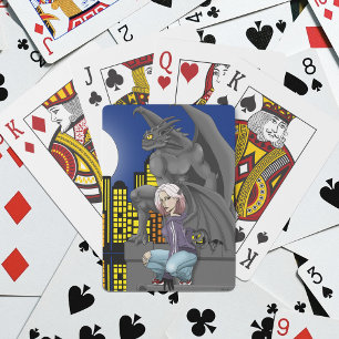 Gargoyle Urban Fantasy Cityscape Playing Cards