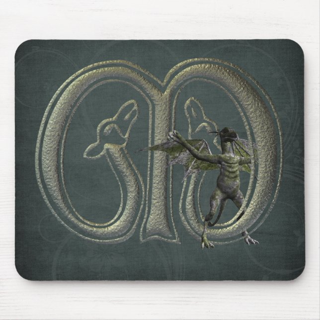 Gargoyles Monogram M Mouse Mat (Front)