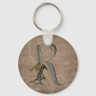 Gargoyles Monogram R Key Ring