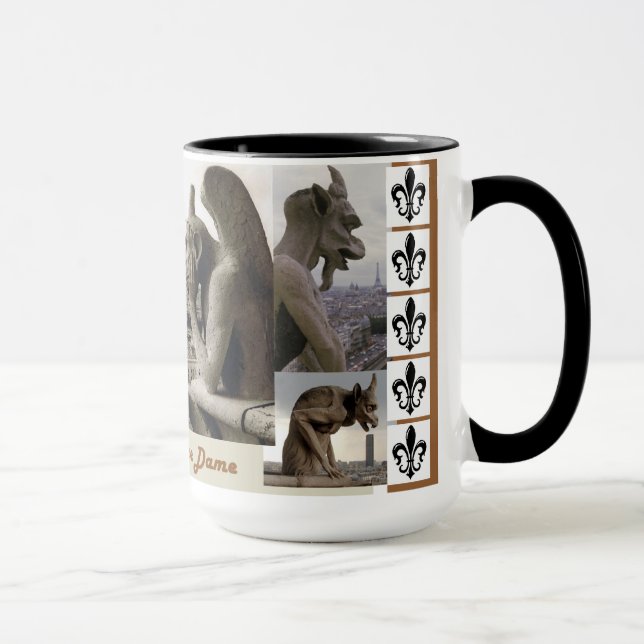 Gargoyles of Notre Dame Cathedral - Gargouilles Mug (Right)