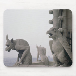 Gargoyles on the balustrade of the Grande Mouse Mat