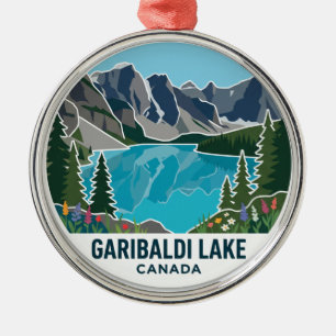 Garibaldi Lake Canada Metal Tree Decoration