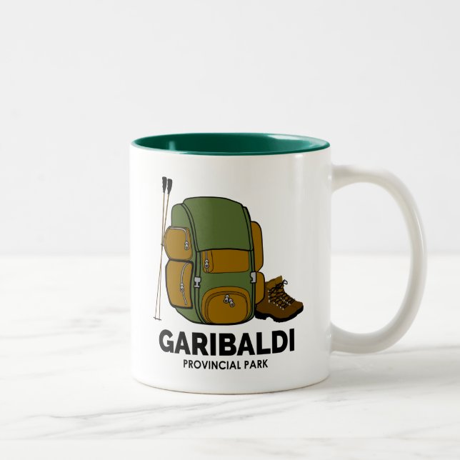Garibaldi Provincial Park Backpack Two-Tone Coffee Mug (Right)