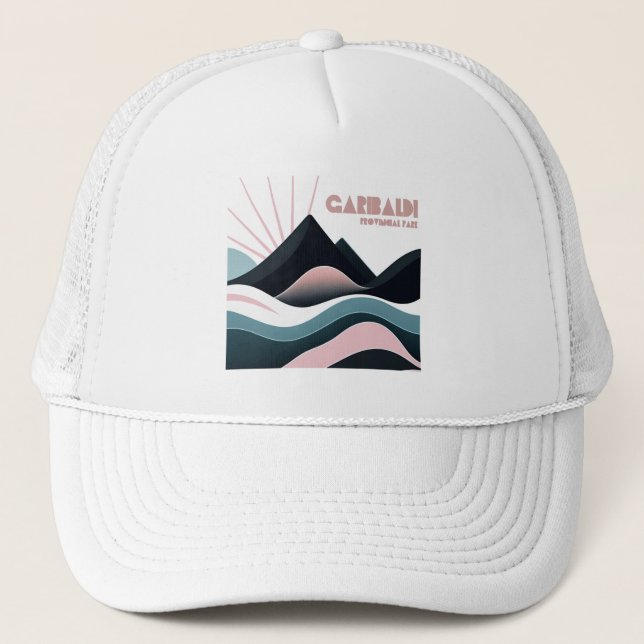 Garibaldi Provincial Park Coloured Hills Trucker Hat (Front)