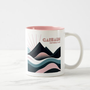 Garibaldi Provincial Park Coloured Hills Two-Tone Coffee Mug