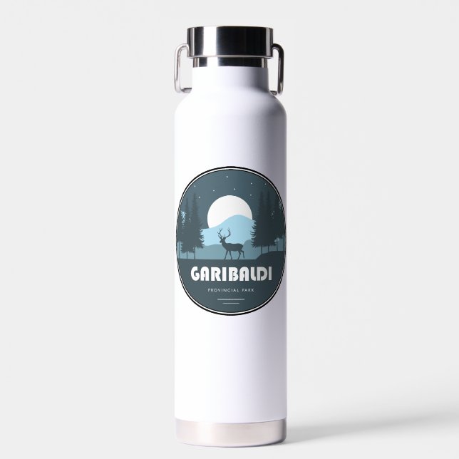Garibaldi Provincial Park Deer Water Bottle (Front)