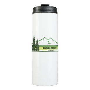 Garibaldi Provincial Park Green Stripes Thermal Tumbler