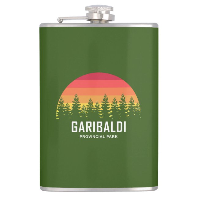 Garibaldi Provincial Park Hip Flask (Front)