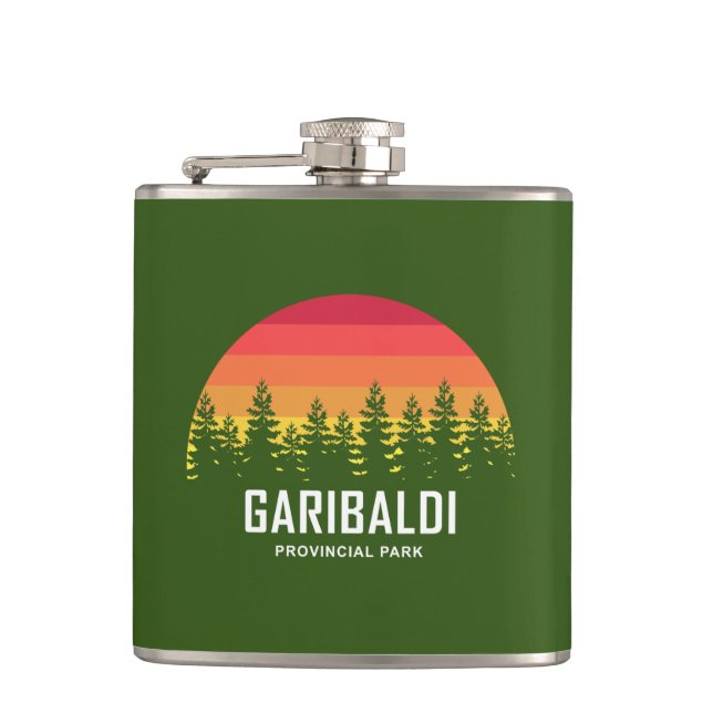 Garibaldi Provincial Park Hip Flask (Front)