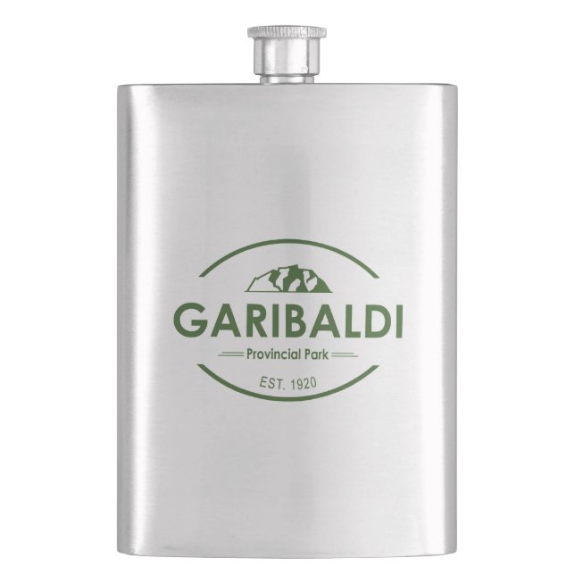 Garibaldi Provincial Park Hip Flask (Front)