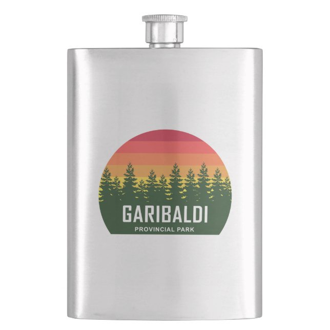 Garibaldi Provincial Park Hip Flask (Front)
