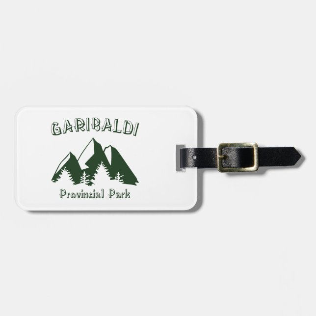 Garibaldi Provincial Park Luggage Tag (Front Horizontal)