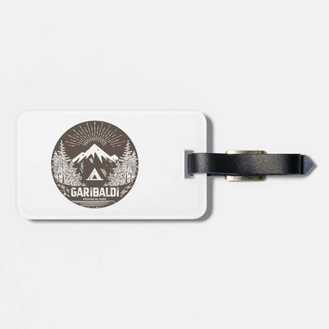 Garibaldi Provincial Park Luggage Tag (Back Horizontal)