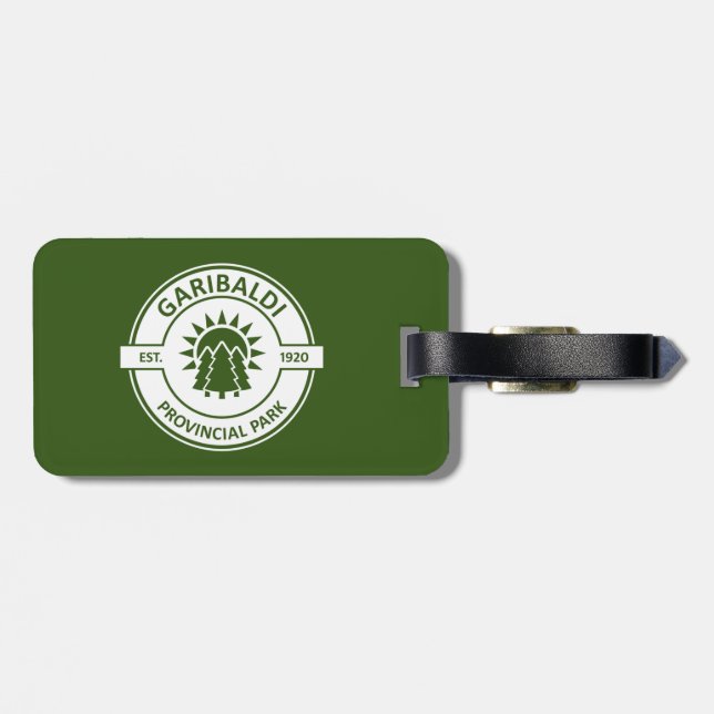 Garibaldi Provincial Park Luggage Tag (Back Horizontal)