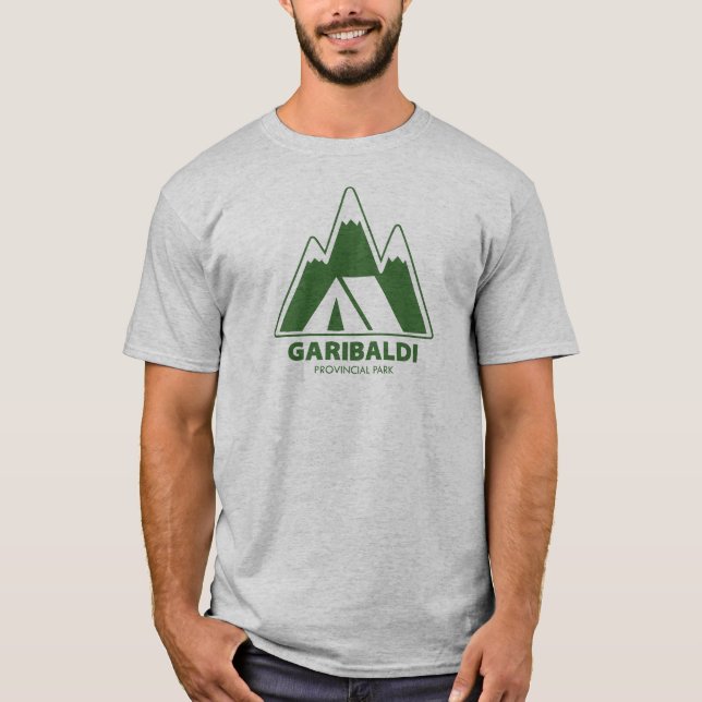 Garibaldi Provincial Park Mountains Camping T-Shirt (Front)