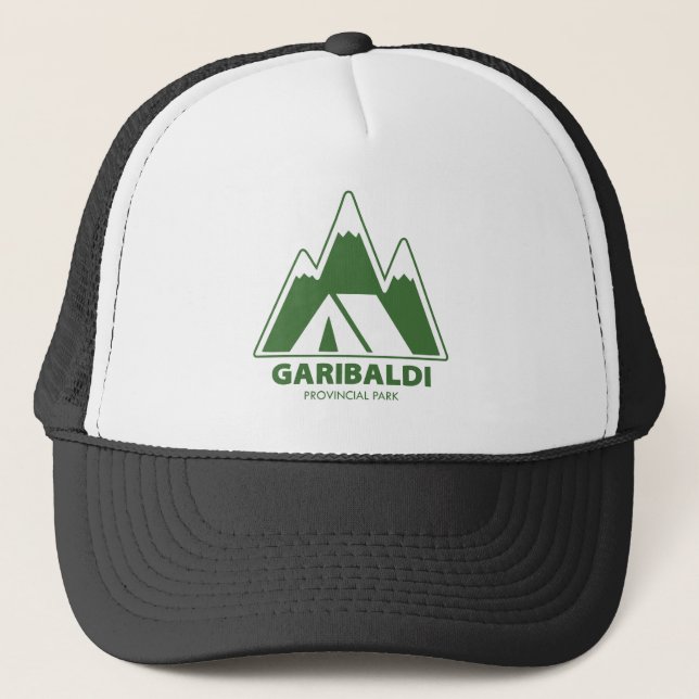 Garibaldi Provincial Park Mountains Camping Trucker Hat (Front)