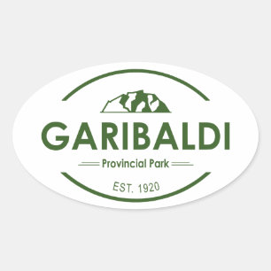 Garibaldi Provincial Park Oval Sticker