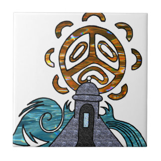 garita del diablo y Sol Taino Tile