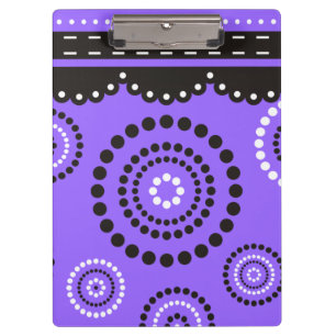 Garland ARTdeco black white + your backgr. colour Clipboard