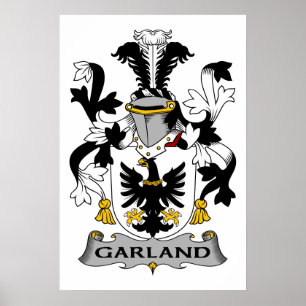 Garland Family Crest Poster