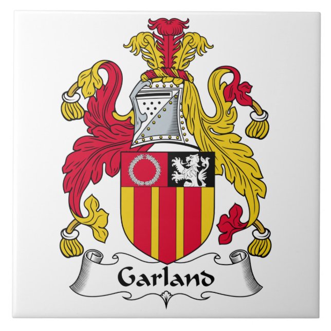 Garland Family Crest Tile (Front)