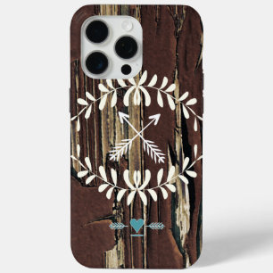 Garland Hearts Crossed Arrows Retro iPhone 15 Pro Max Case
