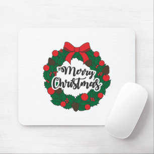 Garland Merry Christmas Mouse Mat