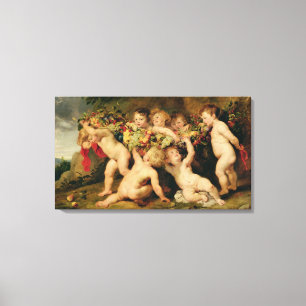 Garland of Fruit, c.1615-17 Canvas Print