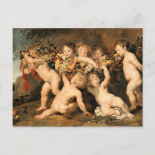 Garland of Fruits - Rubens Postcard