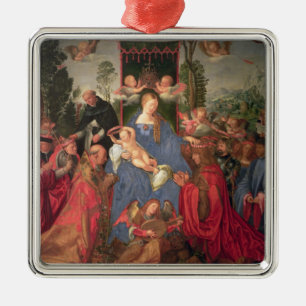 Garland of Roses Altarpiece, 1600 Metal Tree Decoration