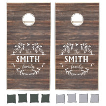 Garland Rustic Wood Family Name Wedding 