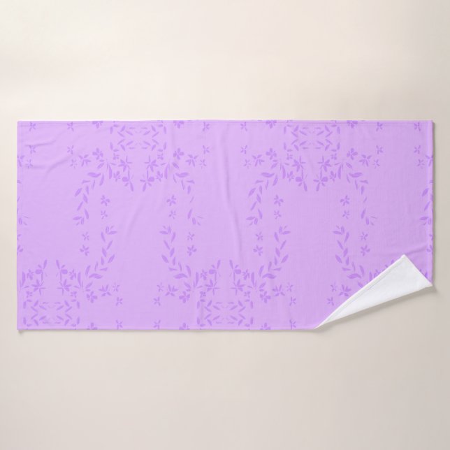 Garlands Lilac Bath Towel Set (Bath Towel)