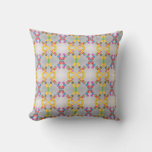 Garlands of colorful balls cushion