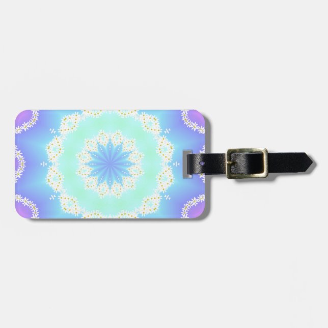 Garlands of daisies luggage tag (Front Horizontal)