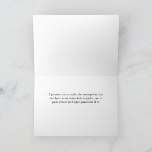 Garlic and Kale Card