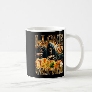 Garlic Bread Food Lover Funny Skeleton Meme Humor Coffee Mug