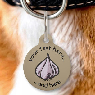 Garlic Bulb Pet Tag