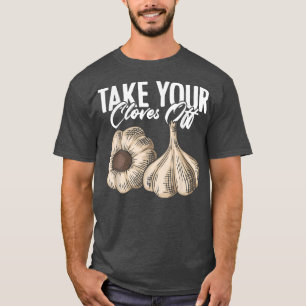 Garlic Bulbous Plant for Vegetarian Garlic Lover M T-Shirt