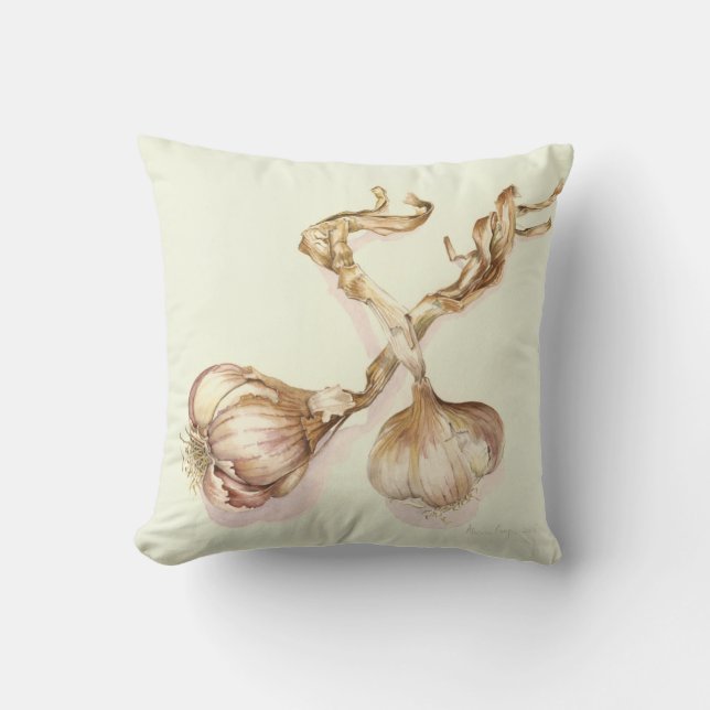 Garlic bulbs 2005 cushion (Front)