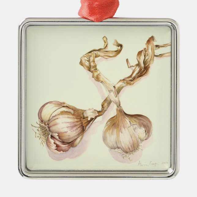 Garlic bulbs 2005 metal tree decoration (Front)