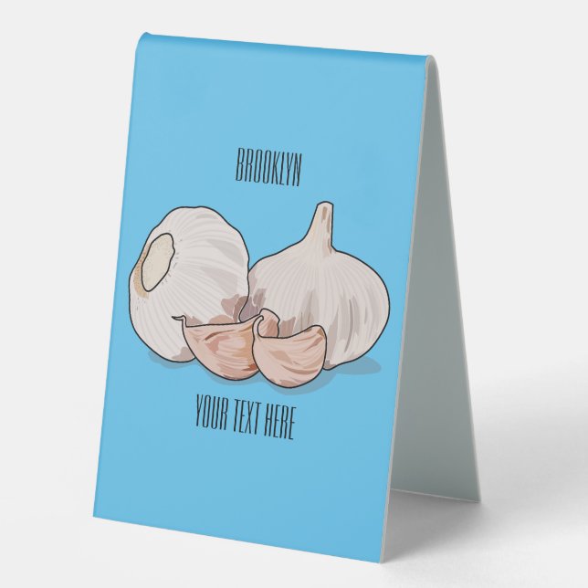 Garlic cartoon illustration   (Front)